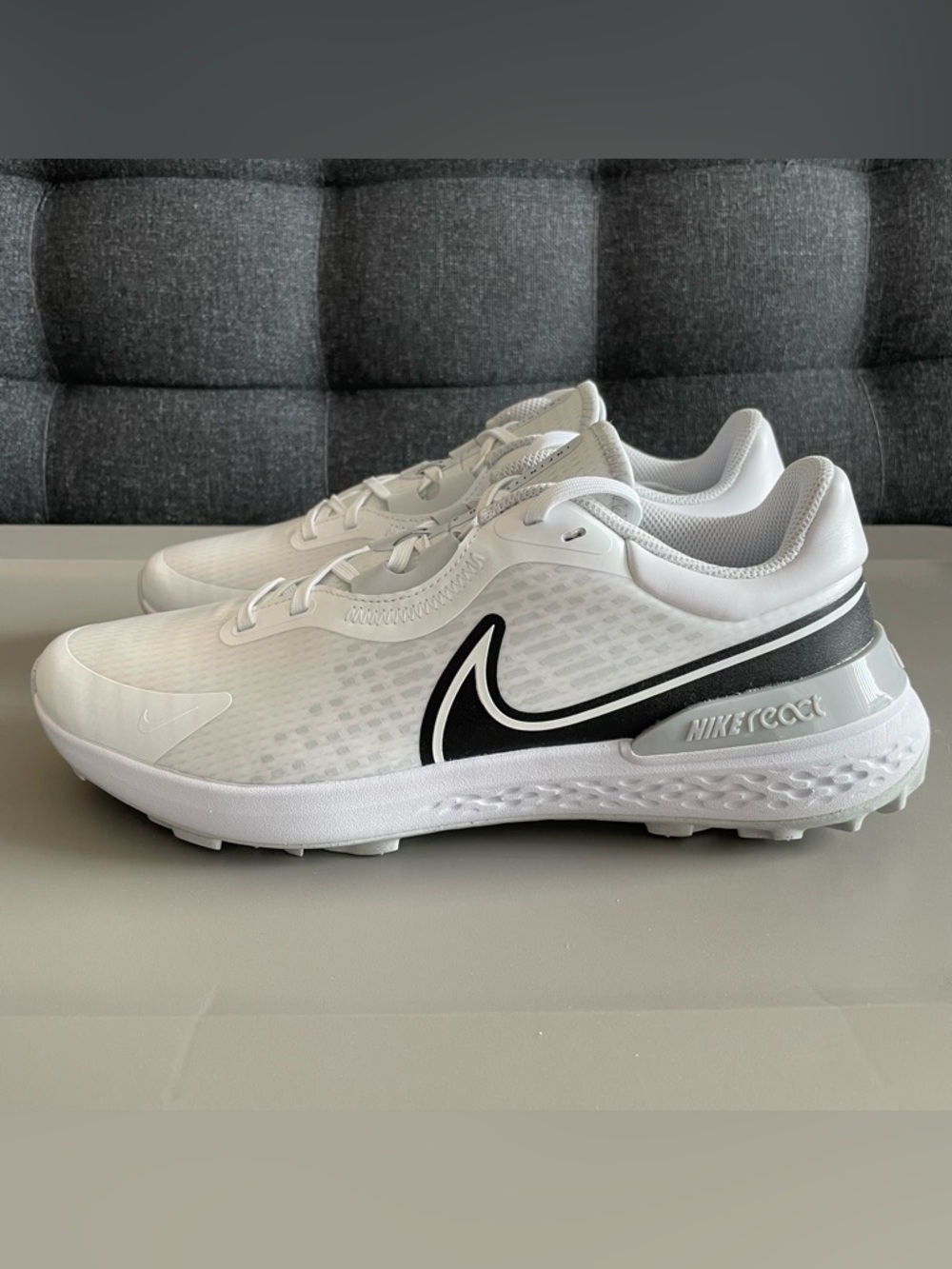 Nike React Infinity Pro 2 Golf Shoes White/Black DJ5593-101 NEW